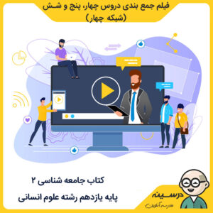 فیلم جمع بندی دروس چهار و پنج و شش کتاب جامعه شناسی 2 یازدهم انسانی از شبکه چهار ، مدرسه تلویزیونی ایران
