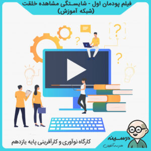 فیلم پودمان اول - شایستگی مشاهده خلقت کتاب کارگاه نوآوری و کارآفرینی یازدهم مشترک فنی و کاردانش از شبکه آموزش مدرسه تلویزیونی ایران